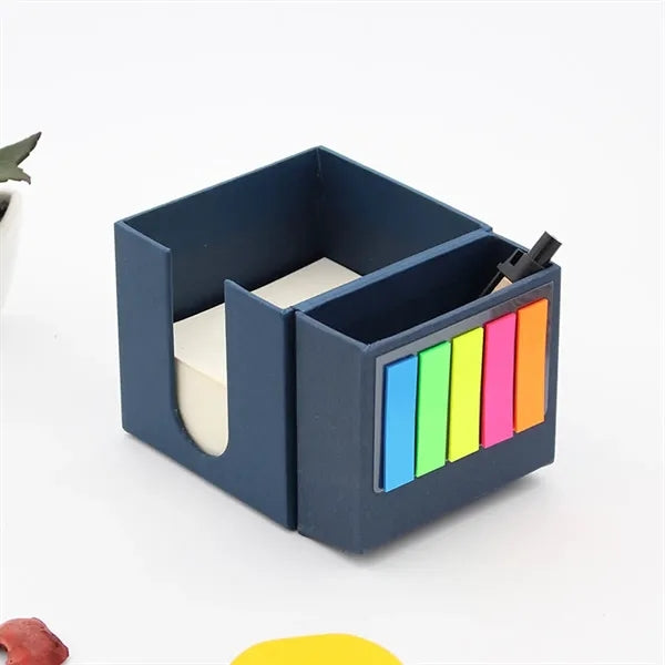 Foldable Multifunctional Notepad Pen Holder Set