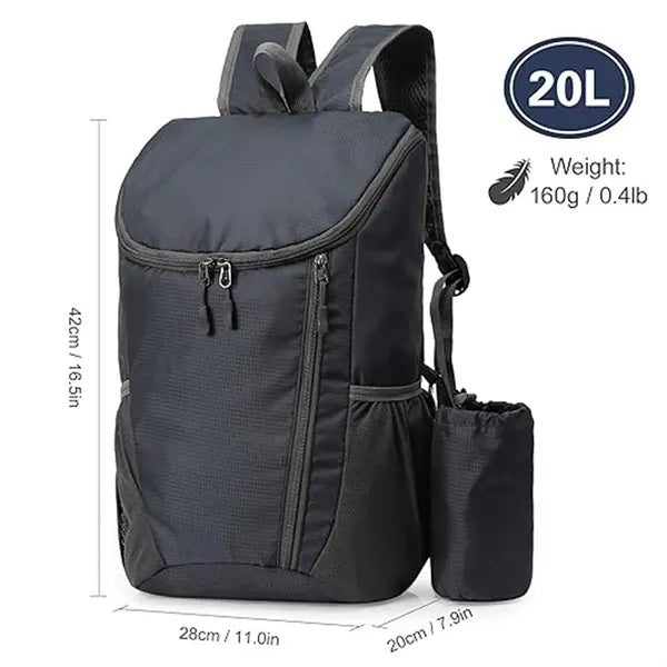 20L Lightweight And Travel Hiking Daypack Foldable Backpack