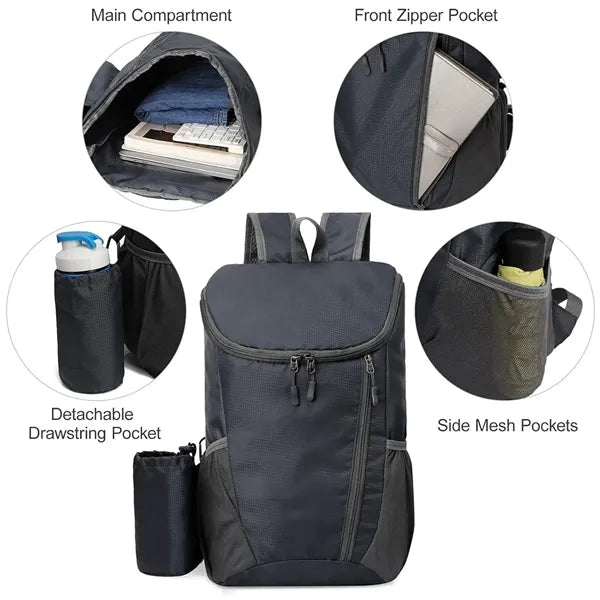 20L Lightweight And Travel Hiking Daypack Foldable Backpack