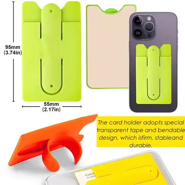 Silicone Card Holder Phone Pocket
