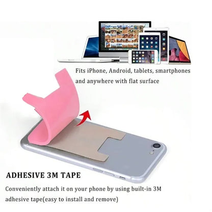 Silicone Card Holder Phone Pocket