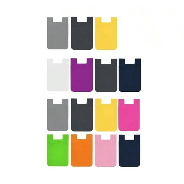 Silicone Card Holder Phone Pocket