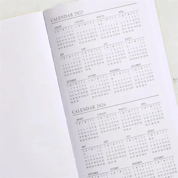 A6 Leather Planner Notebook