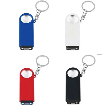 Magnifier LED Light Key Chain