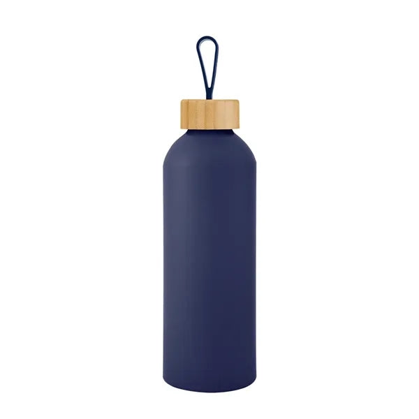 25 Oz. Blaire Recycled Aluminum Bottle With Bamboo Lid An...
