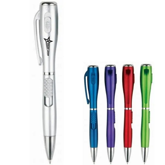 Plastic LED Light Pen With Torch Promotional Gift