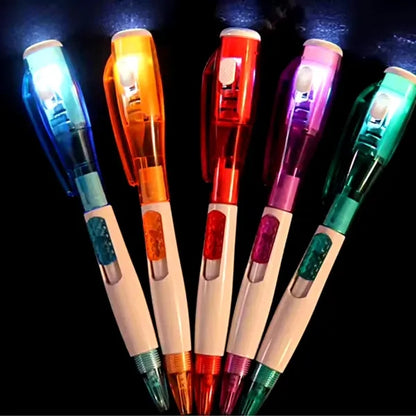 Plastic LED Light Pen With Torch Promotional Gift