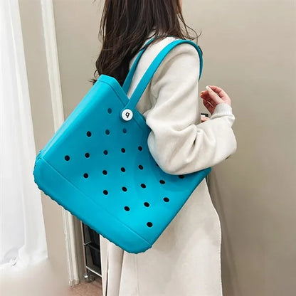 EVA Hole Shoulder Bag  Beach Storage