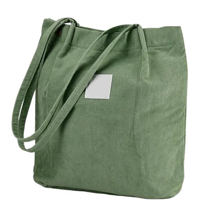 Large Capacity Corduroy Tote Bag