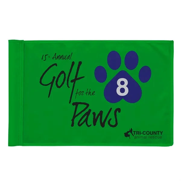Golf Flag with Tube Single-Sided