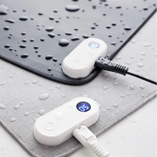 Heated Desk Mat Mouse Pad with Intelligent Digital Display