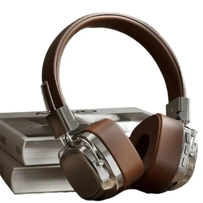 Foldable Retro Wireless Bluetooth Over-ear Headphones