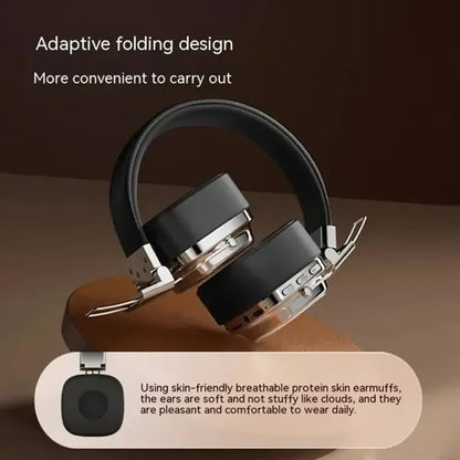 Foldable Retro Wireless Bluetooth Over-ear Headphones