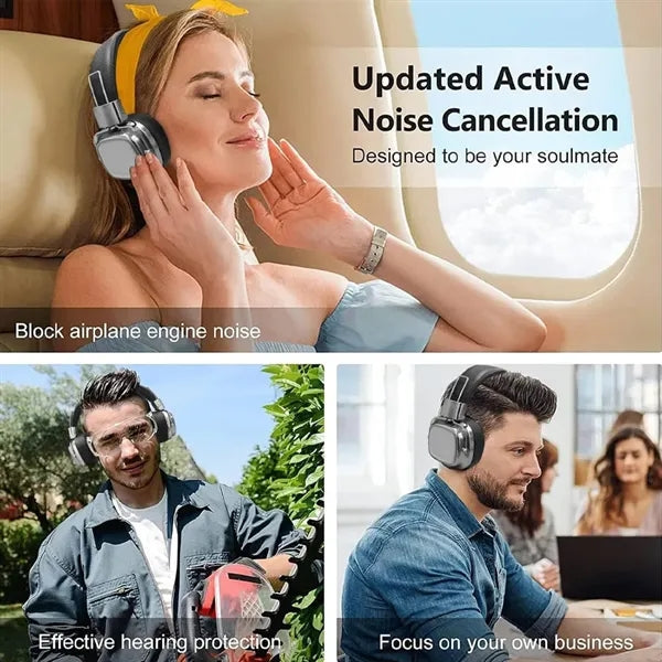Foldable Retro Wireless Bluetooth Over-ear Headphones