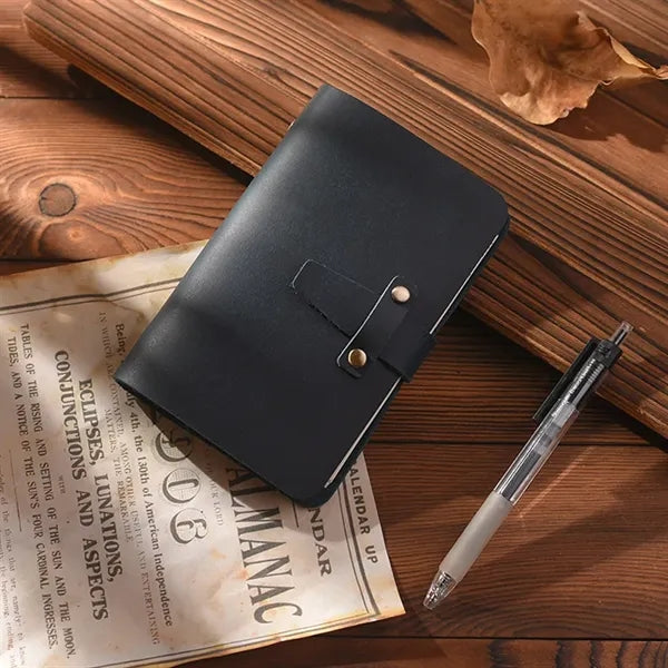 Crazy Horse Leather Pocket Spiral Binder Journal Notebook