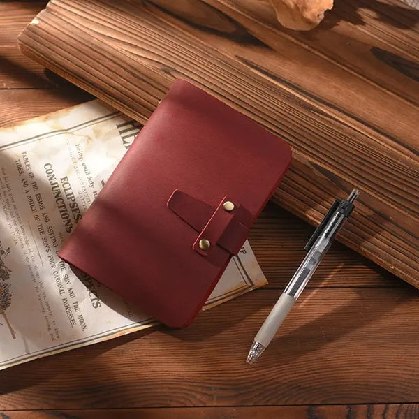 Crazy Horse Leather Pocket Spiral Binder Journal Notebook