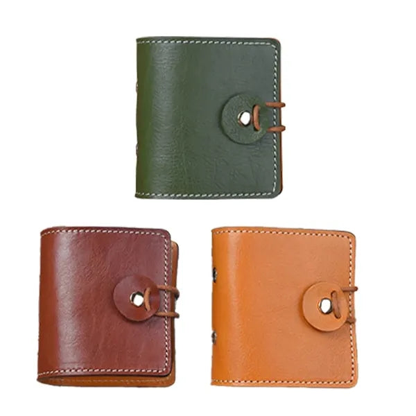 A9 Pocket Genuine Leather 60 Pages Binder Planner Notebook