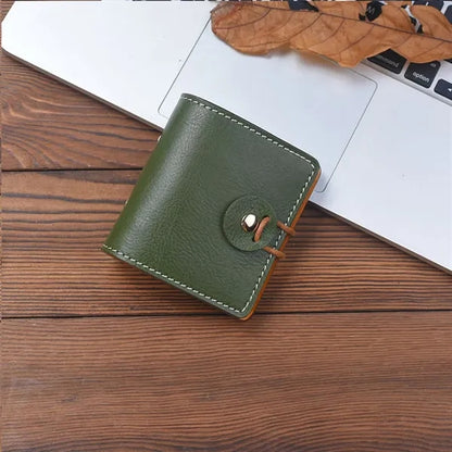 A9 Pocket Genuine Leather 60 Pages Binder Planner Notebook