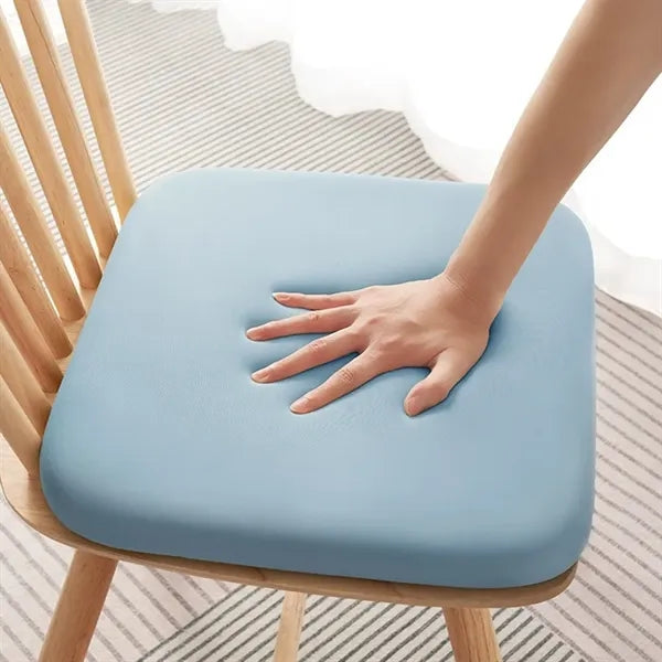 Detachable Non-Slip Square Memory Foam Cushion with Ties