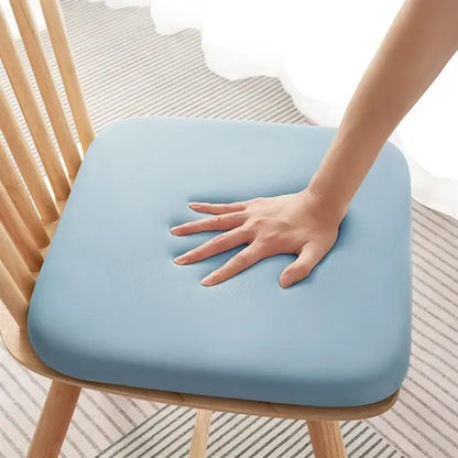 Detachable Non-Slip Square Memory Foam Cushion with Ties