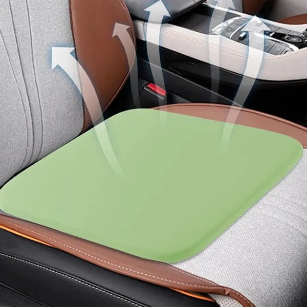 Detachable Non-Slip Square Memory Foam Cushion with Ties
