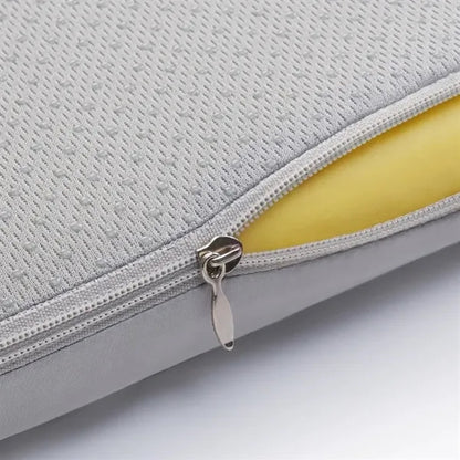 Detachable Non-Slip Square Memory Foam Cushion with Ties