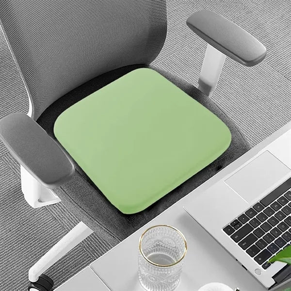Detachable Non-Slip Square Memory Foam Cushion with Ties