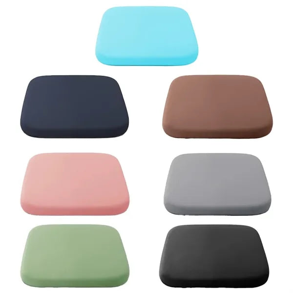 Detachable Non-Slip Square Memory Foam Cushion with Ties