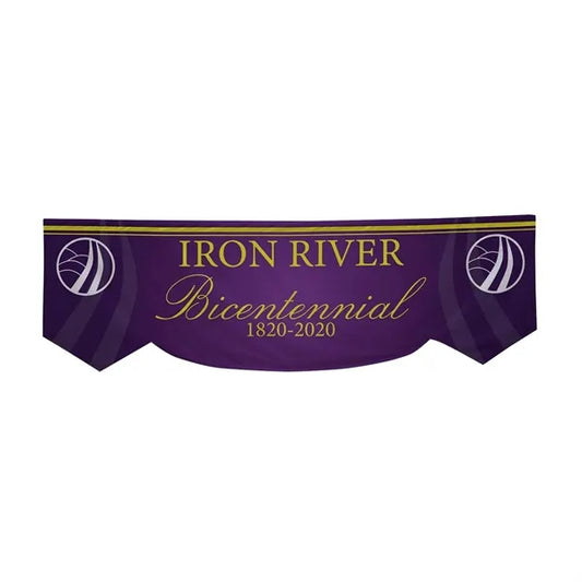 3' x 10' Parade Banner Scallop Bottom