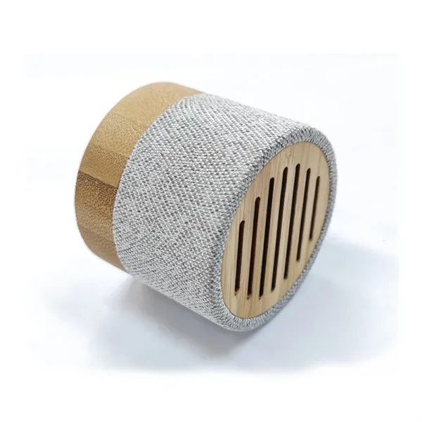 Mini Cylindrical Wireless Bamboo Speaker