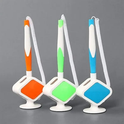 Plastic desk pen With stand And spiral chain