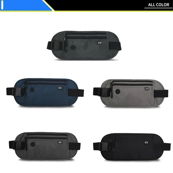Invisible Anti-Theft Travel RFID Blocking Wallet Waist Bag