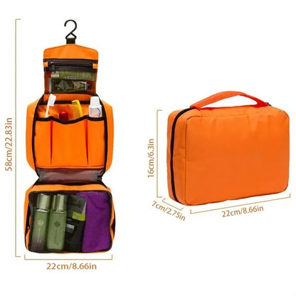 Travel Camping Waterproof Toiletry Storage Bag With Hook