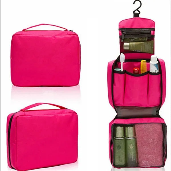 Travel Camping Waterproof Toiletry Storage Bag With Hook