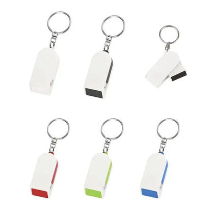 2-in-1 Phone Holder And Screen Cleaner Combo Keychain