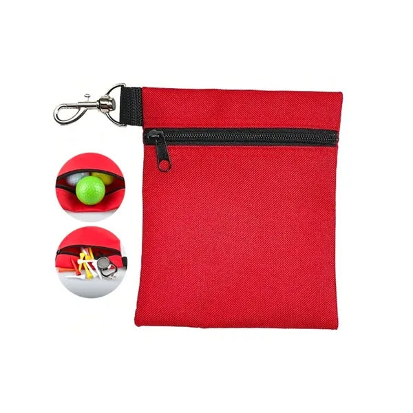 Portable Golf Bag Nylon Ball Cover Waist Hanging Style