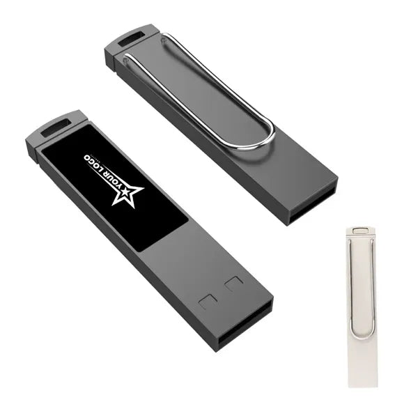 Clip Metal Led USB 3.0 Flash Drive