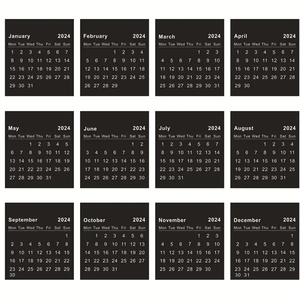 Mini Desk Calendar