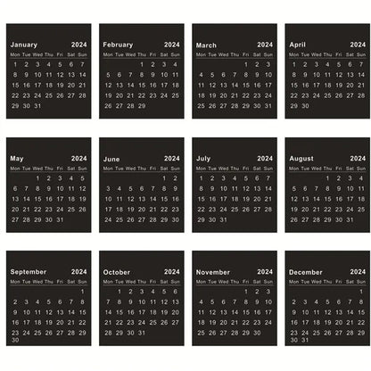 Mini Desk Calendar