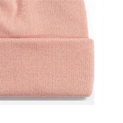 Winter warm earmuffs Thermal Reversible Knit Cuffed Beanie