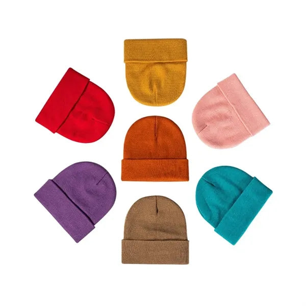 Winter warm earmuffs Thermal Reversible Knit Cuffed Beanie