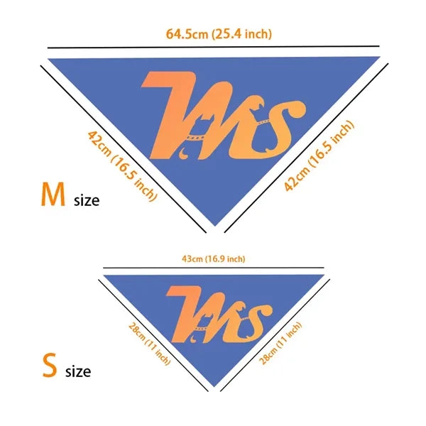 Pets Cotton Tringle Bandana Puppy Bib Scarf Kerchief