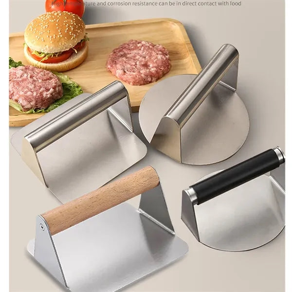 Stainless Steel Meat Press Grill Kitchen Tool Household Mold