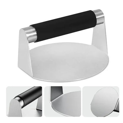 Stainless Steel Meat Press Grill Kitchen Tool Household Mold