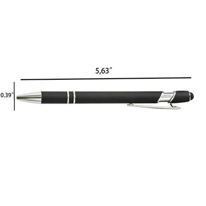 Pen 2In1 Stylus Retractable Ballpoint W/ Tip
