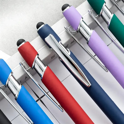 Pen 2In1 Stylus Retractable Ballpoint W/ Tip