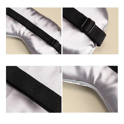 Silk Sleep Eye Mask Elastic Material For Home Offices Train