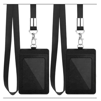 PU Leather Card Holder Bus Student ID Protective Cover