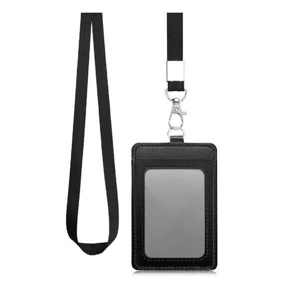 PU Leather Card Holder Bus Student ID Protective Cover
