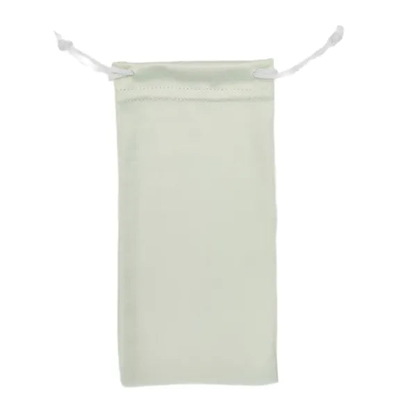 MOQ 50 PCS Soft Microfiber Drawstring Eyeglasses Bag